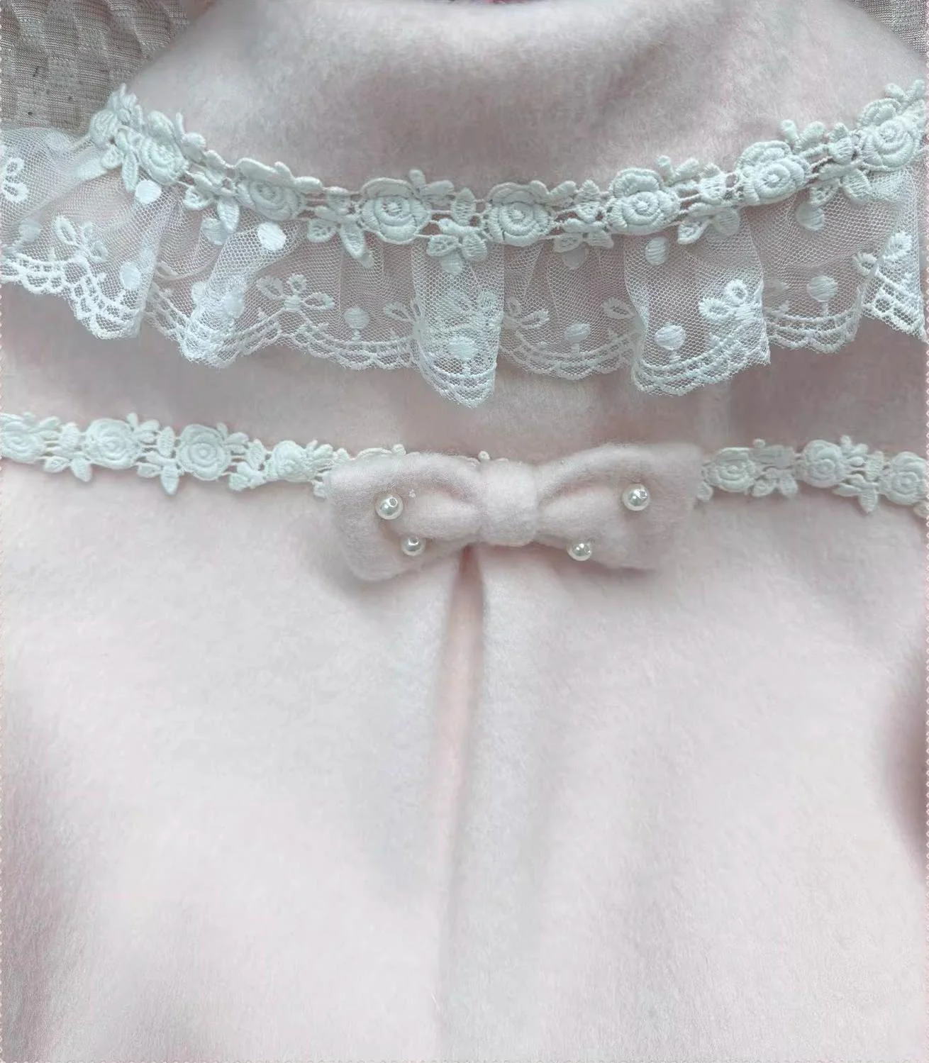 Petal Girl - Loose Sweet Lolita Coat, Detachable Bow - Image 14
