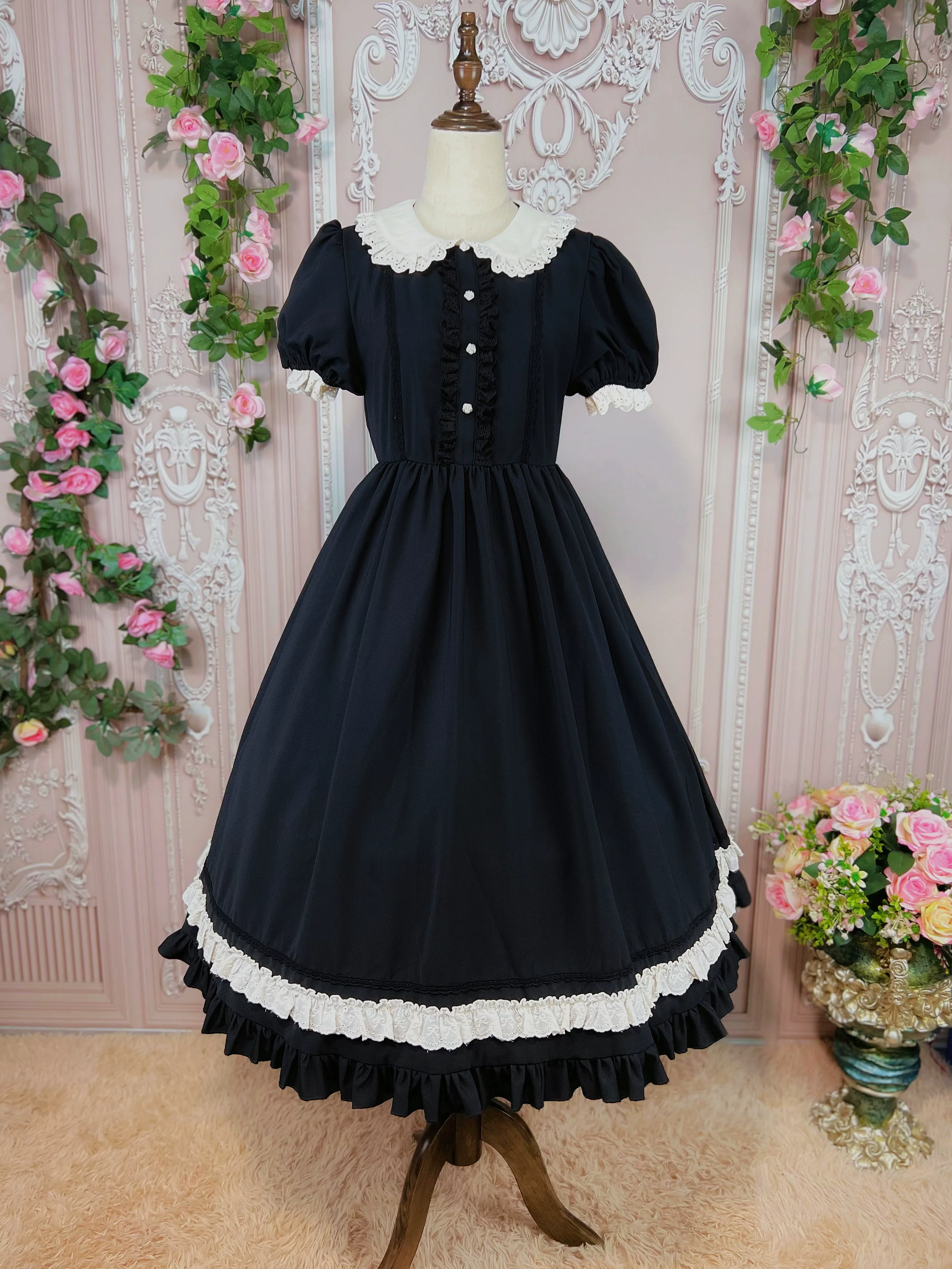 DMFS - Piaget Servant - Maid Lolita OP Dress Vintage Lolita Dress - Image 12
