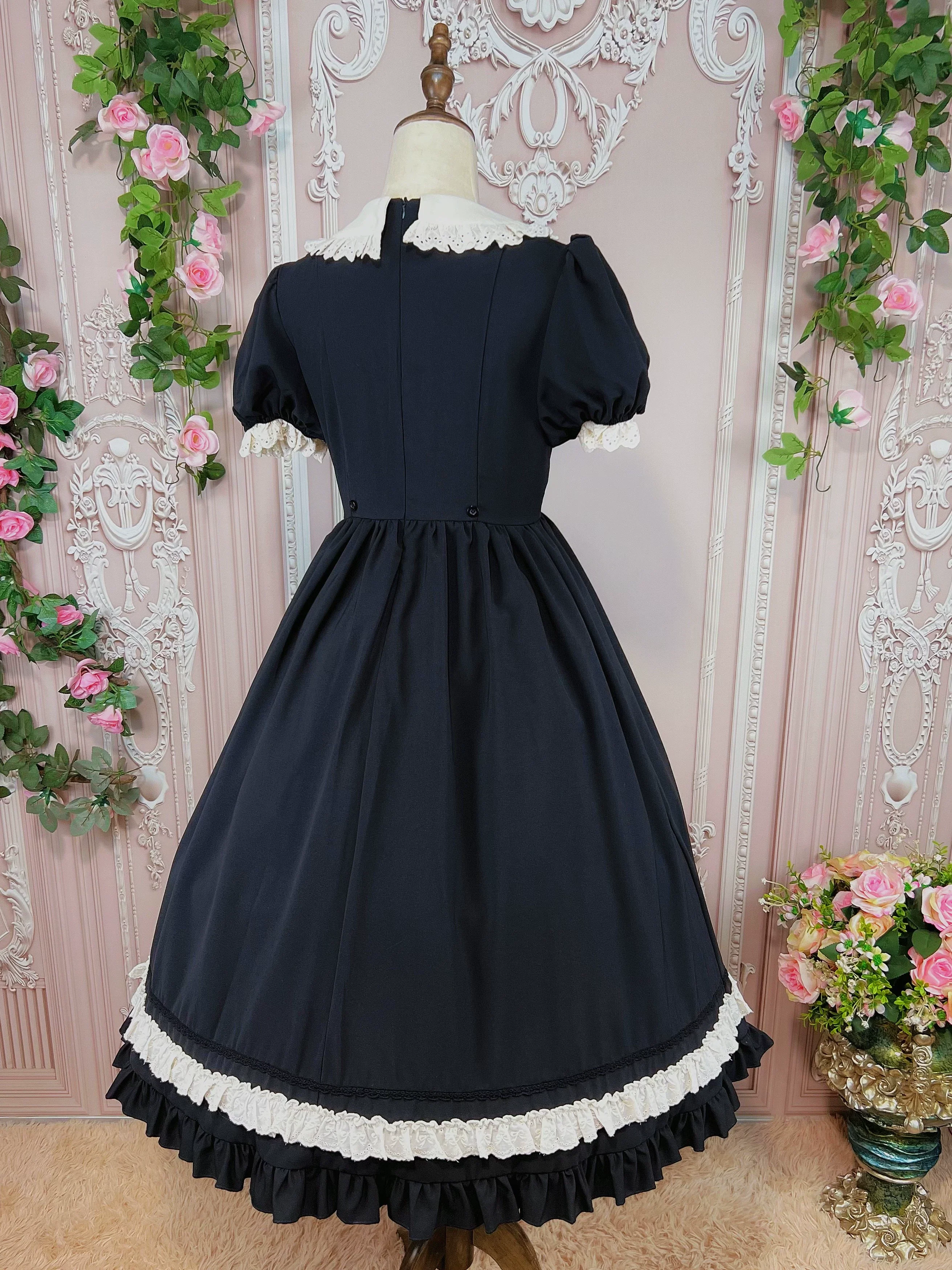 DMFS - Piaget Servant - Maid Lolita OP Dress Vintage Lolita Dress - Image 13