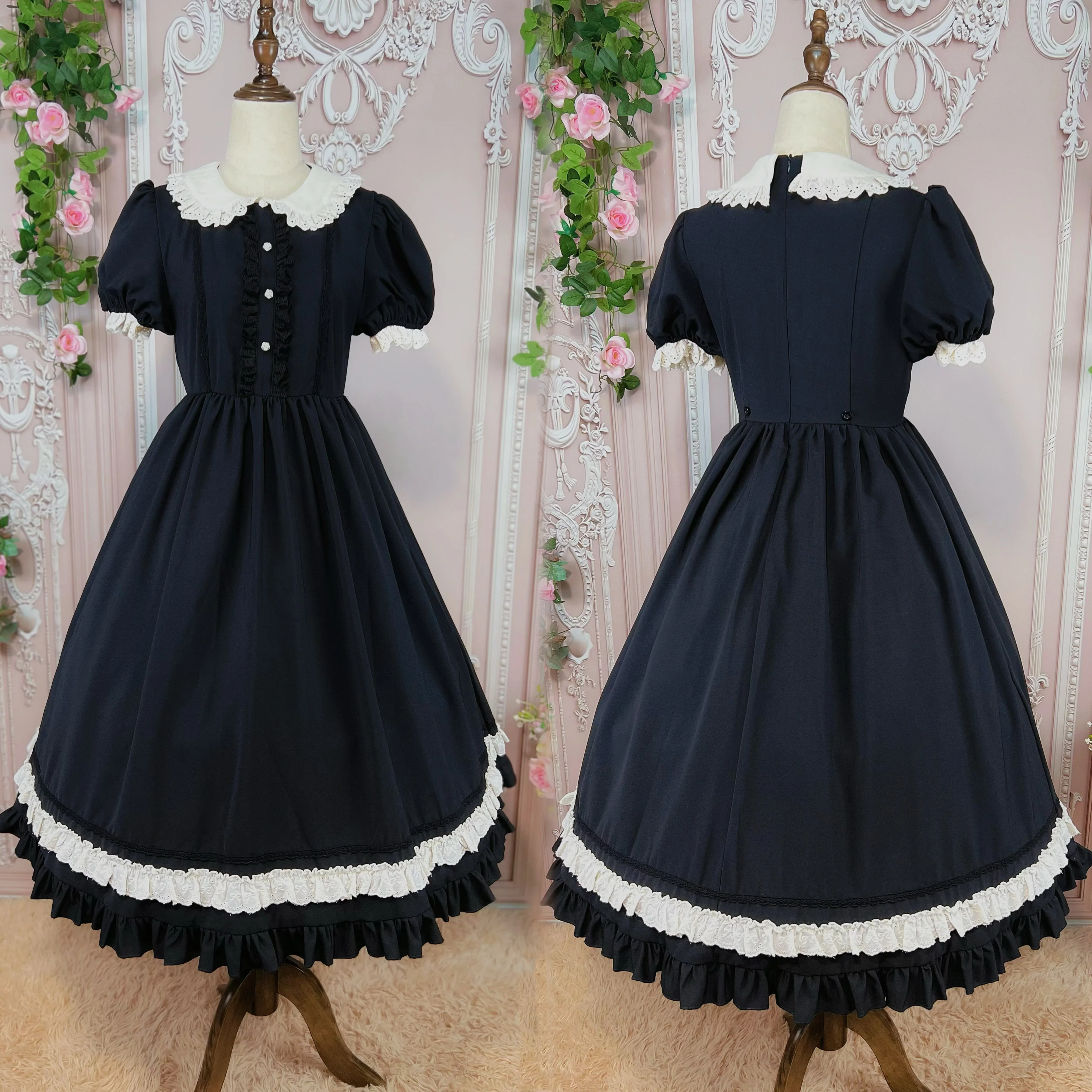 DMFS - Piaget Servant - Maid Lolita OP Dress Vintage Lolita Dress - Image 14