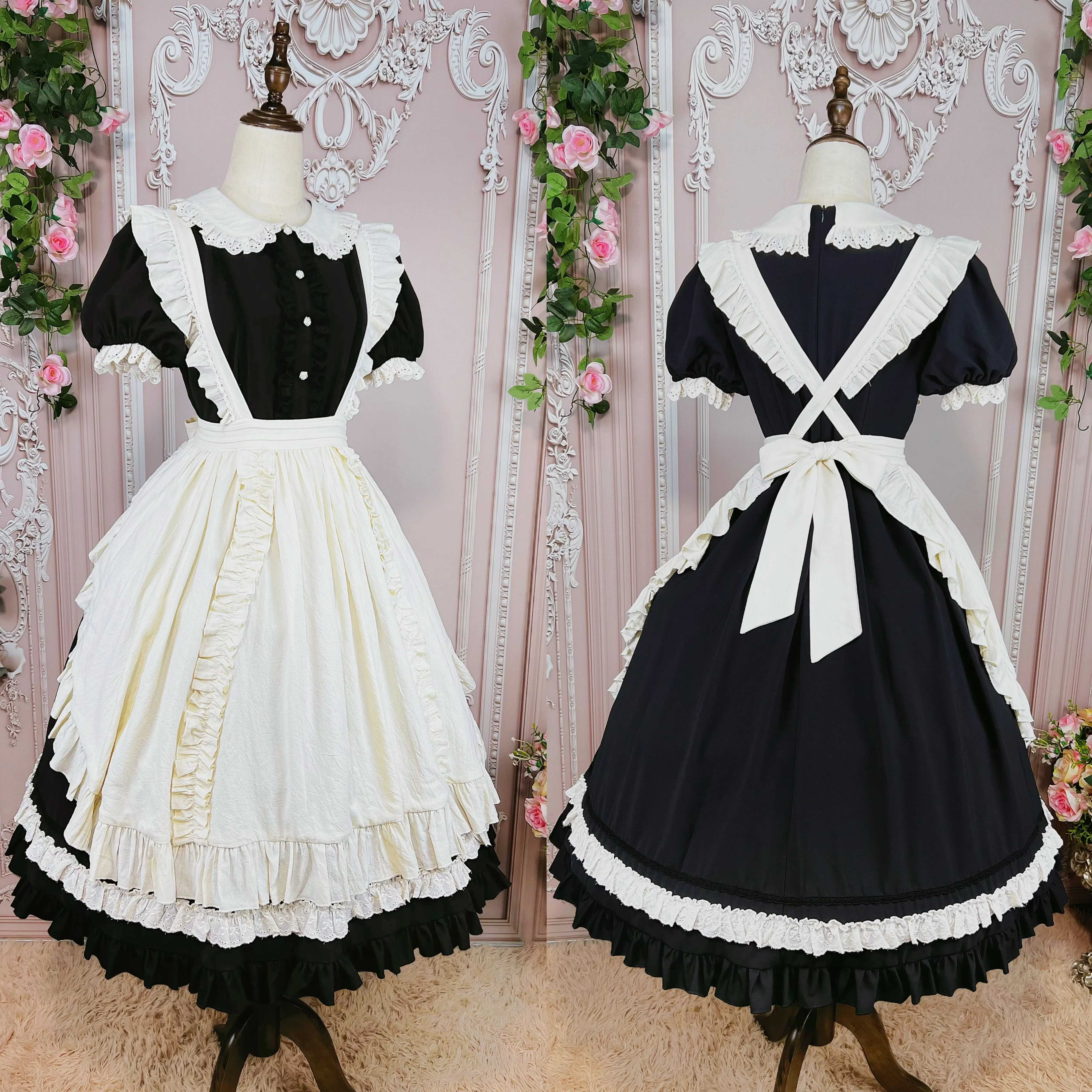 DMFS - Piaget Servant - Maid Lolita OP Dress Vintage Lolita Dress - Image 15