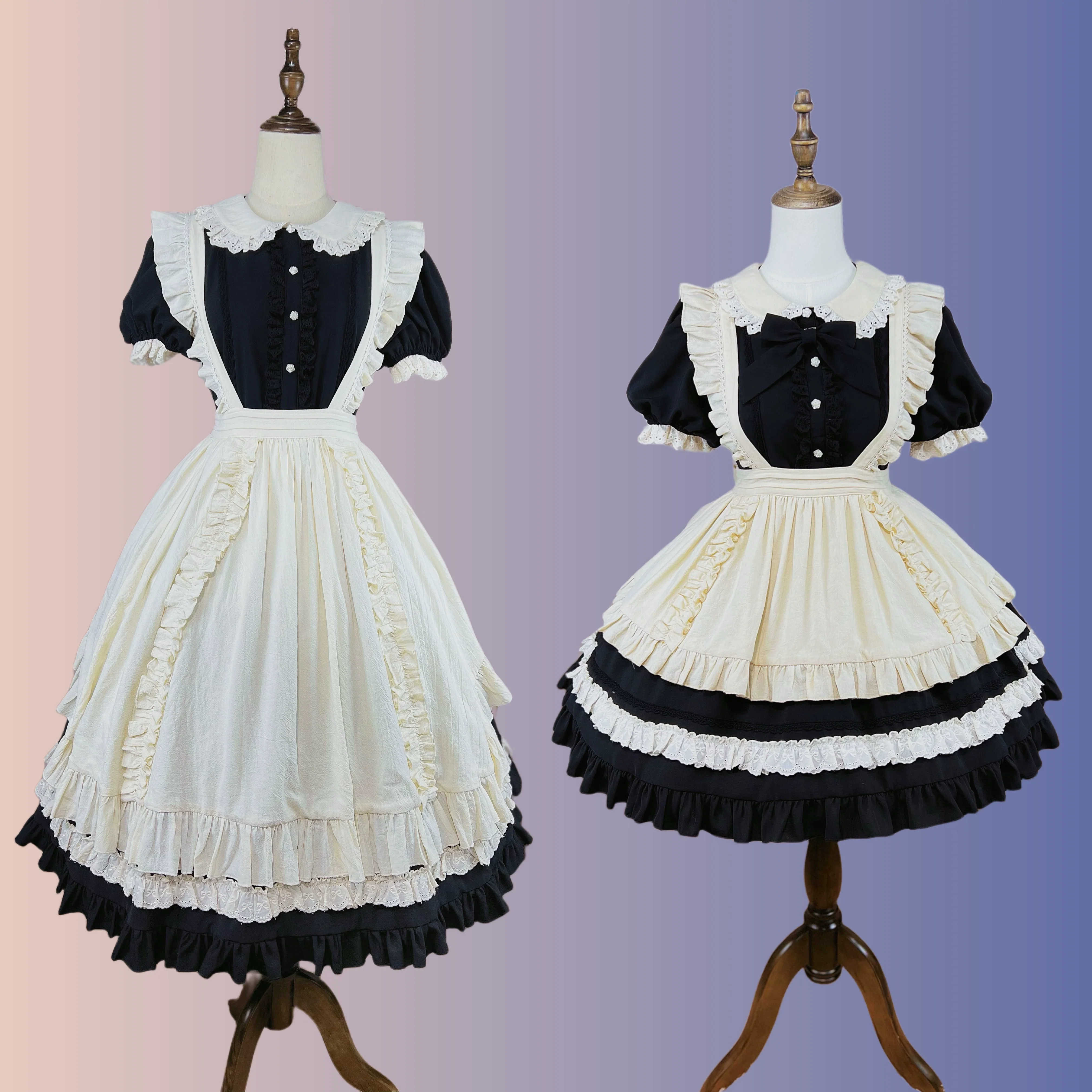 DMFS - Piaget Servant - Maid Lolita OP Dress Vintage Lolita Dress - Image 16