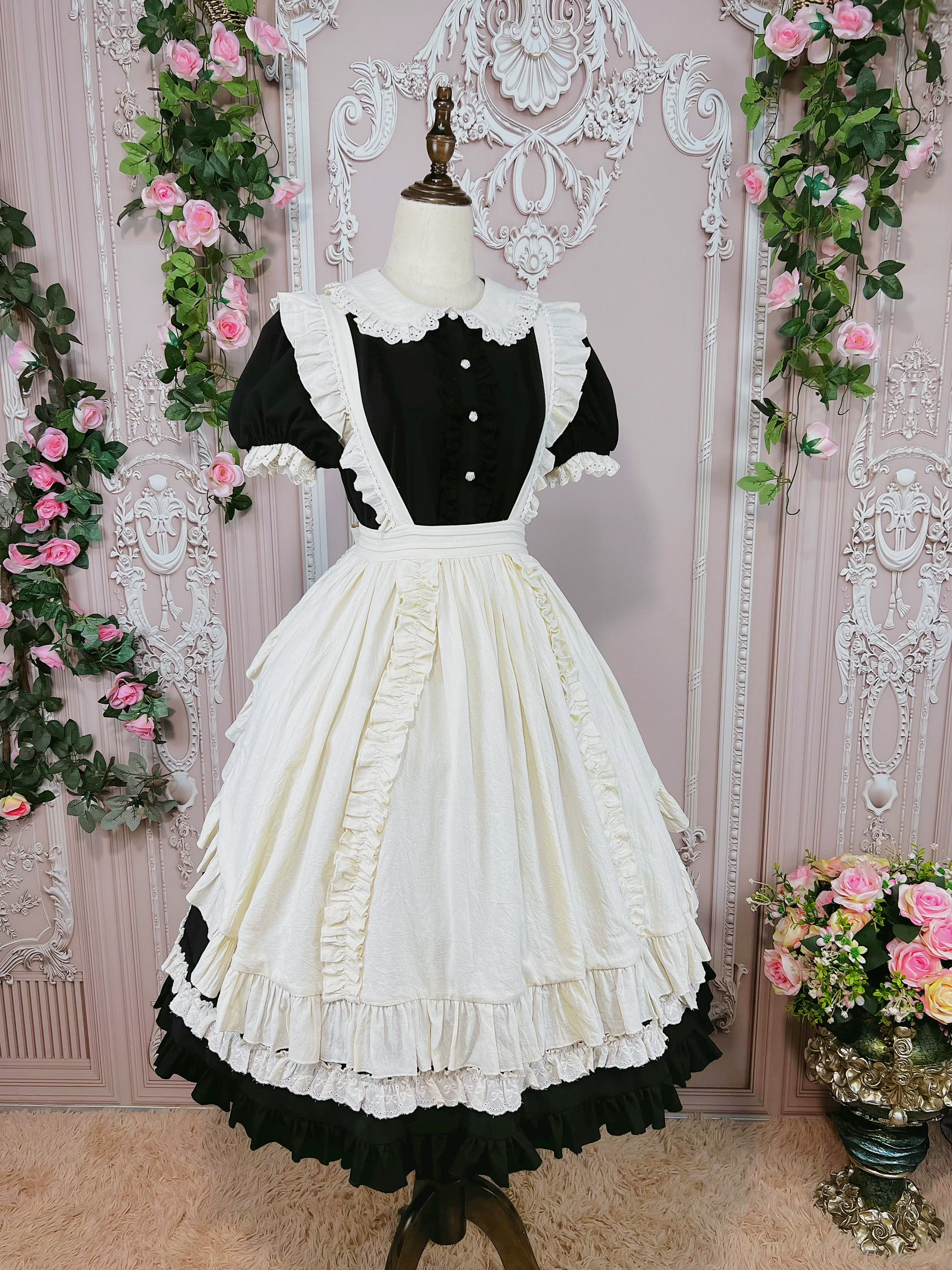 DMFS - Piaget Servant - Maid Lolita OP Dress Vintage Lolita Dress - Image 5