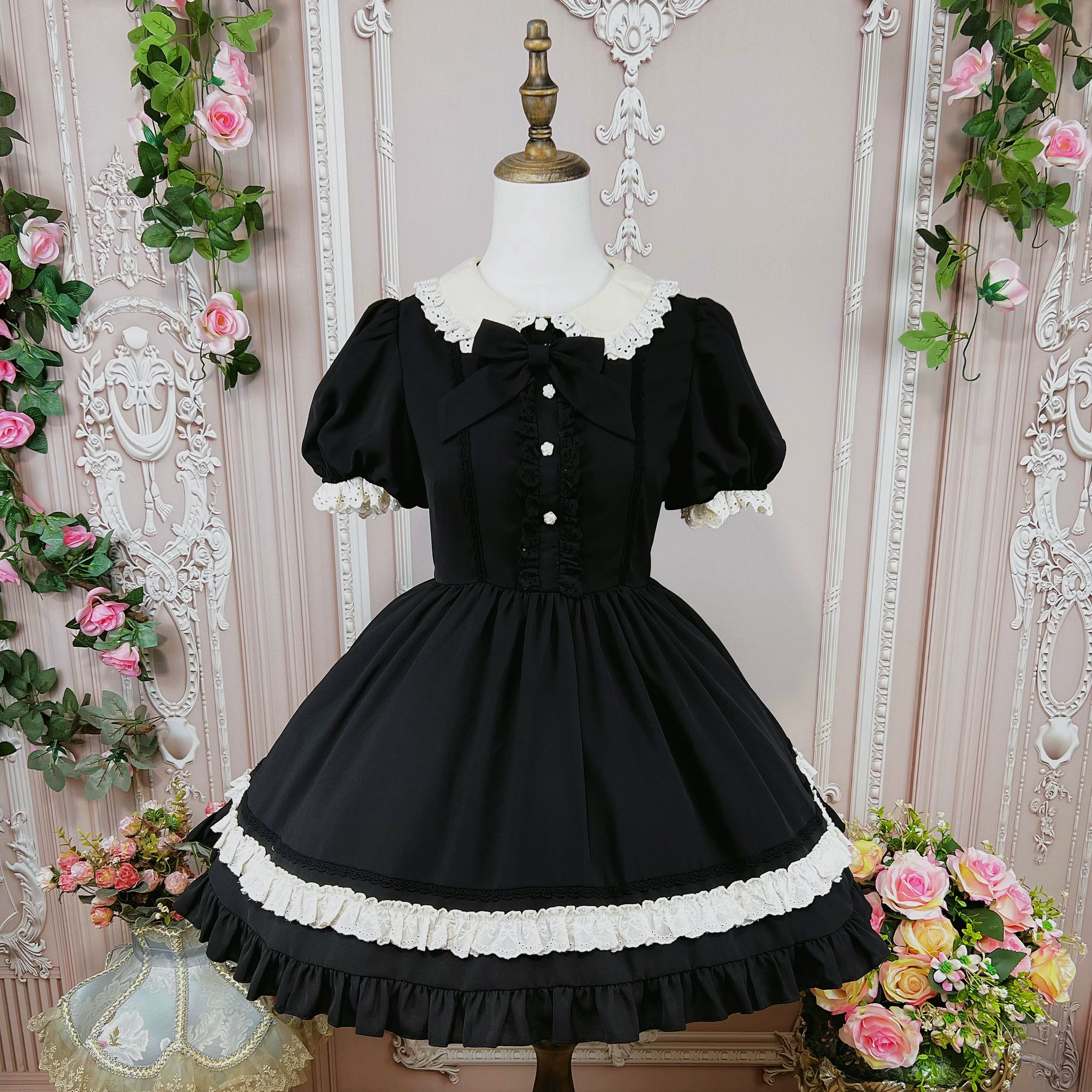 DMFS - Piaget Servant - Maid Lolita OP Dress Vintage Lolita Dress - Image 8