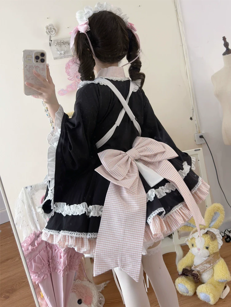 Hanguliang - Sweet Meow Nurse - Maid Lolita Skirt Set Kawaii Lolita Dress - Image 25