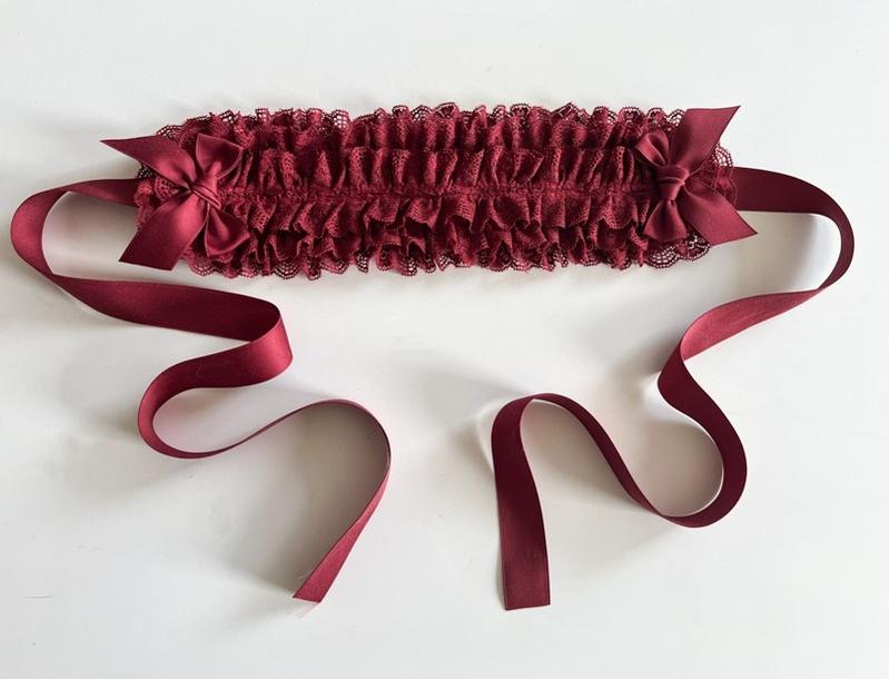 Customized Elegant Lolita Bow Lace KC Headdress - Image 15