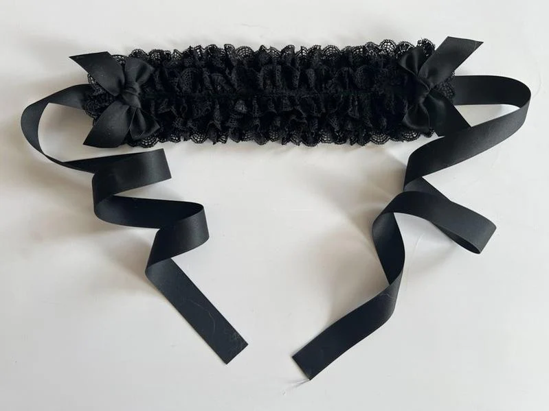 Customized Elegant Lolita Bow Lace KC Headdress - Image 31