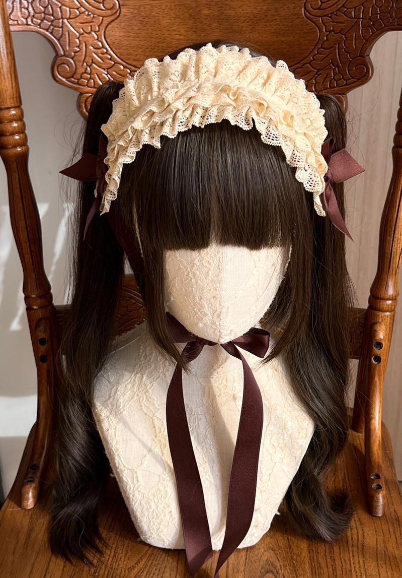 Customized Elegant Lolita Bow Lace KC Headdress - Image 39