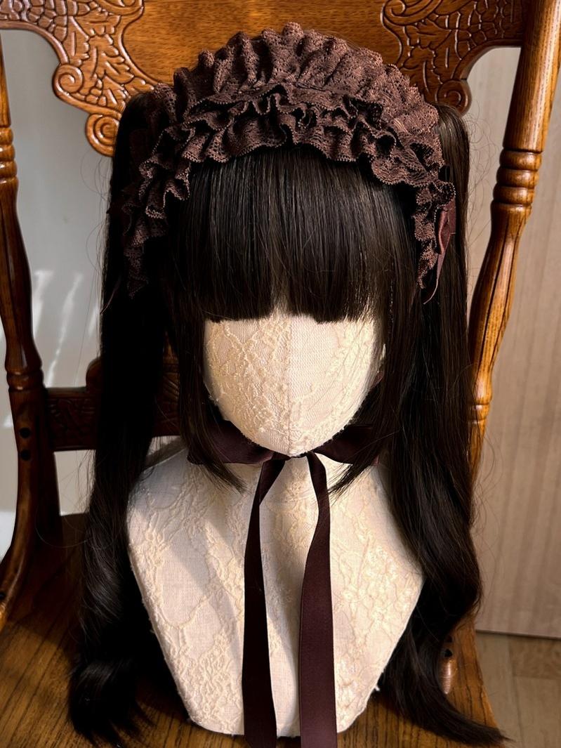 Customized Elegant Lolita Bow Lace KC Headdress - Image 42