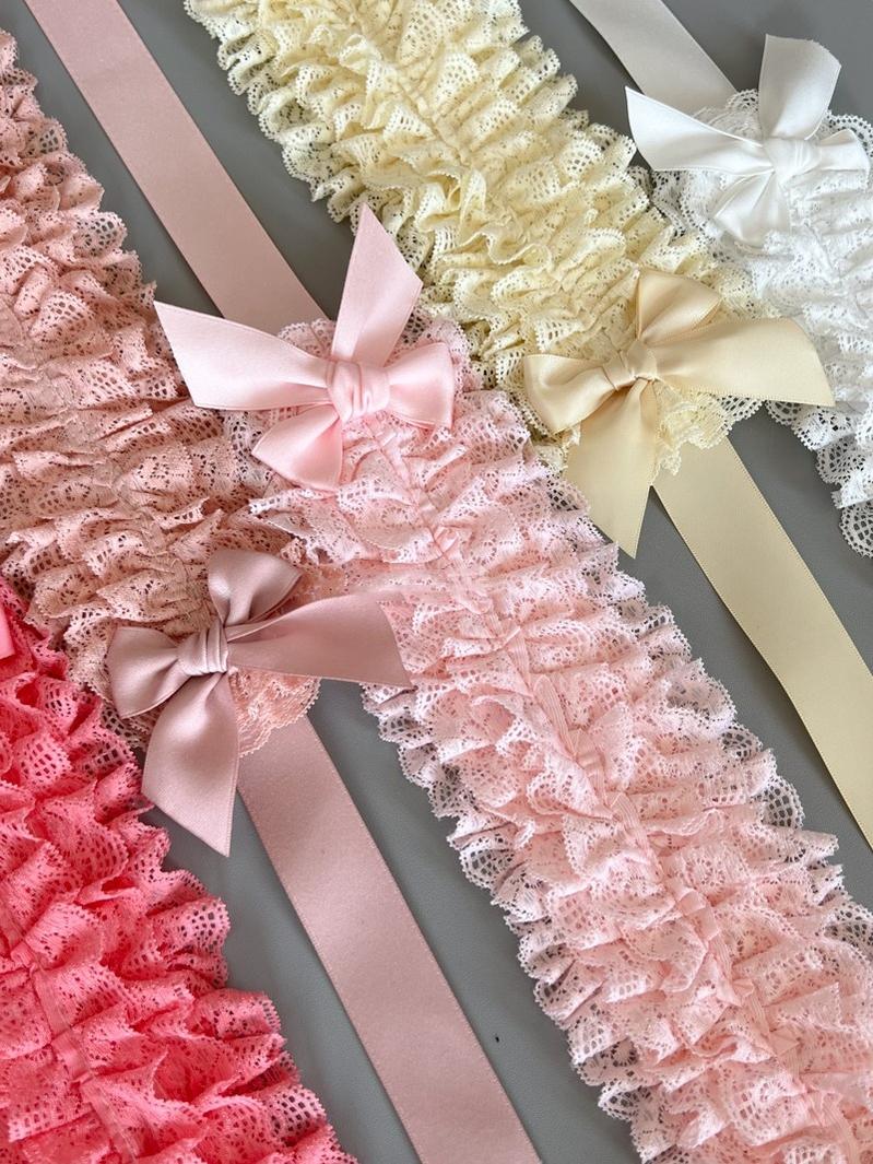 Customized Elegant Lolita Bow Lace KC Headdress - Image 47