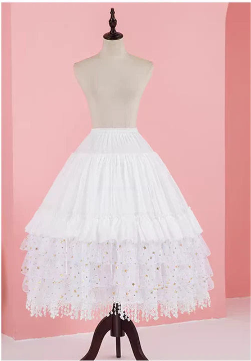 Wedding Lolita Adjustable Puffy Hoop Petticoat - Image 10