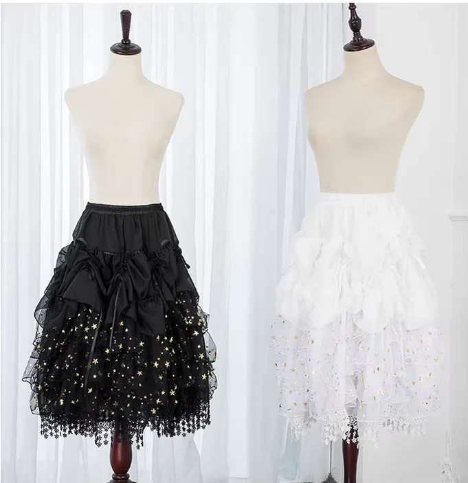 Wedding Lolita Adjustable Puffy Hoop Petticoat - Image 17
