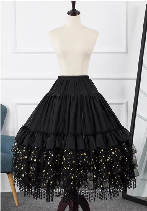 Wedding Lolita Adjustable Puffy Hoop Petticoat - Image 8