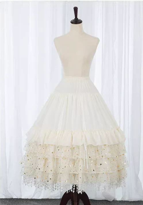 Wedding Lolita Adjustable Puffy Hoop Petticoat - Image 9
