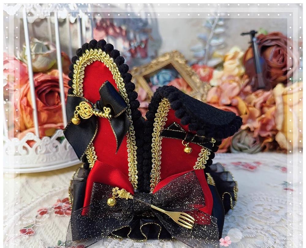 Menglu - Lolita Top Hat Rabbit Ear Bow Lolita Headdress Multicolors - Image 13