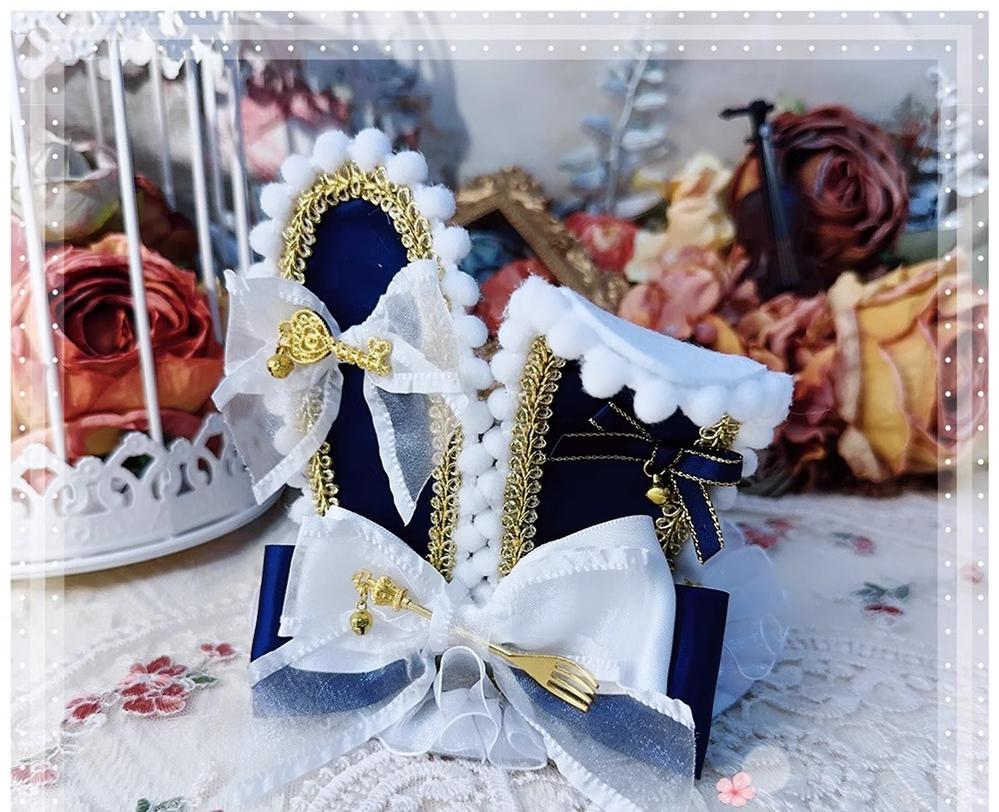 Menglu - Lolita Top Hat Rabbit Ear Bow Lolita Headdress Multicolors - Image 8