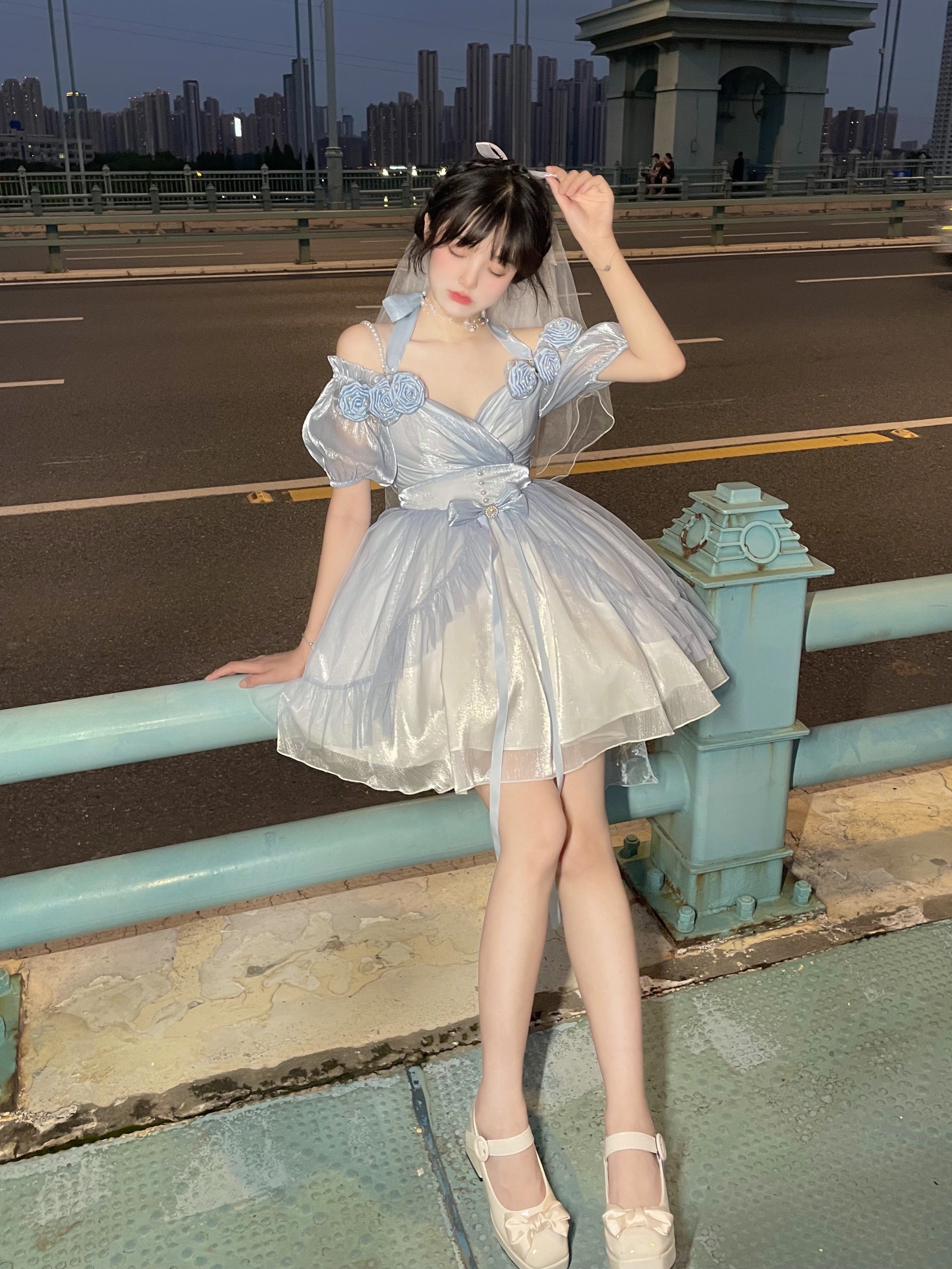 Meowing and fruity - Miss Dael Fairy Lolita OP Dress - Image 10