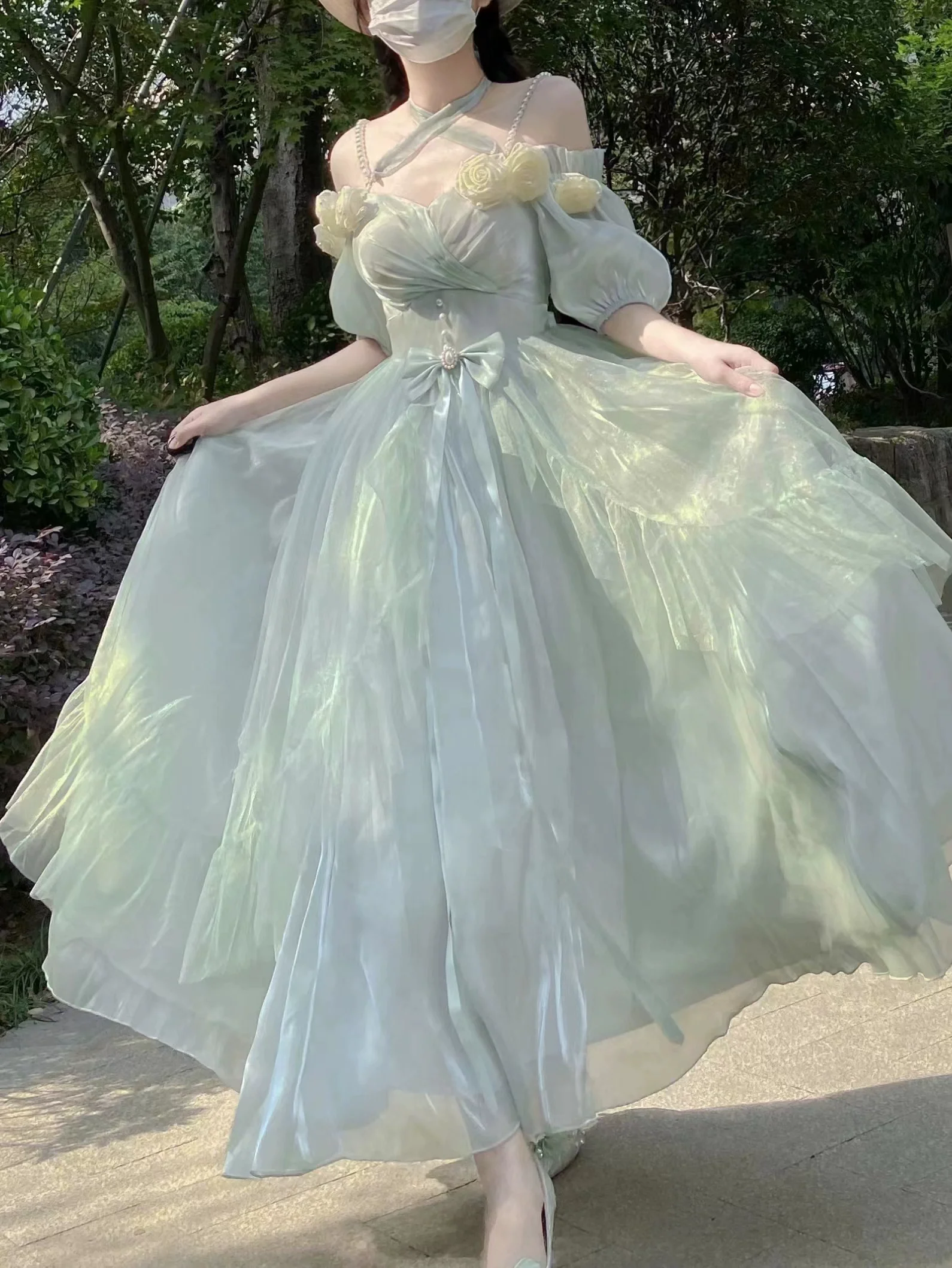 Meowing and fruity - Miss Dael Fairy Lolita OP Dress - Image 3