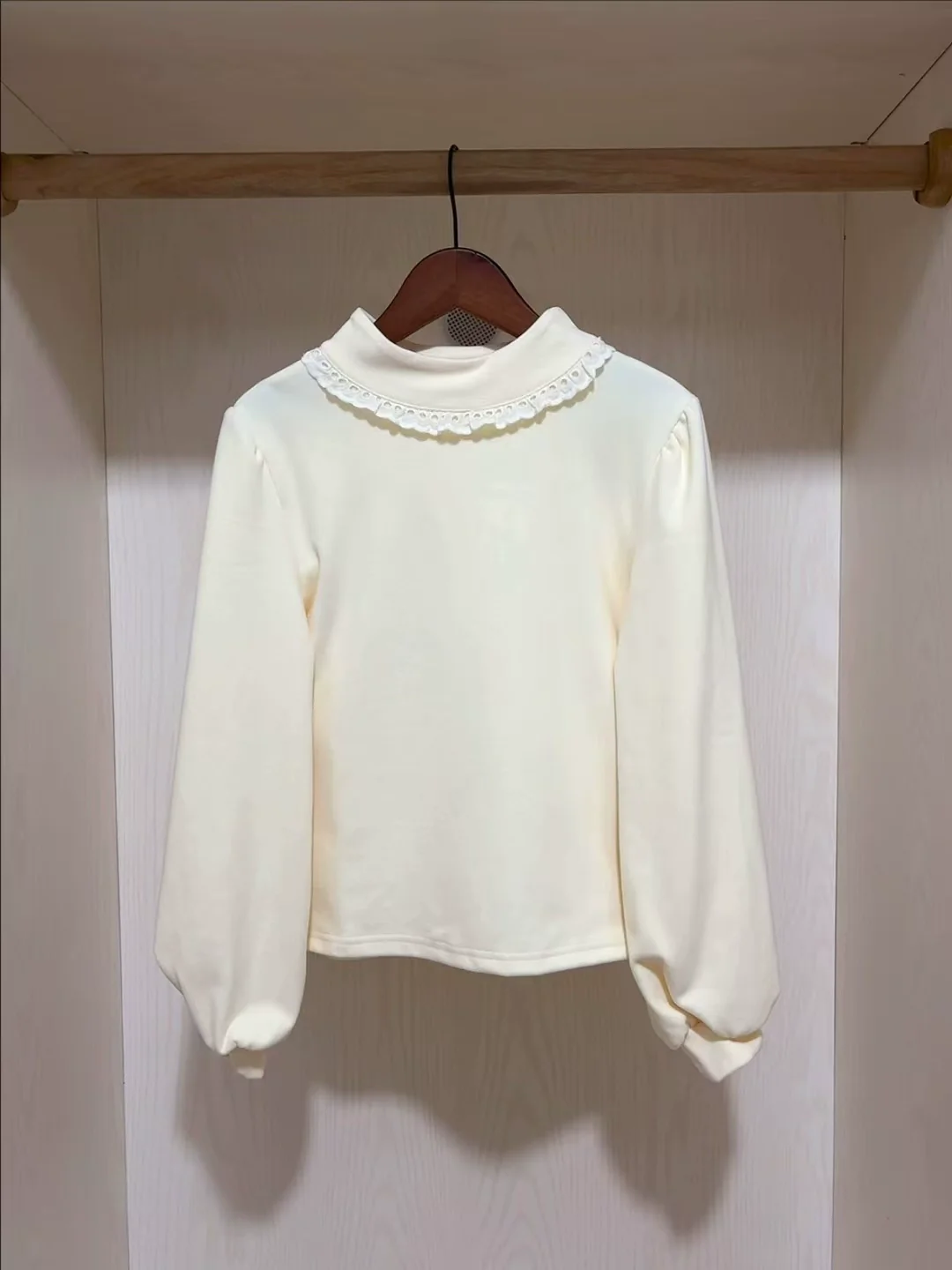MeowMeow - Winter Lolita Top Autumn Winter Puff sleeve Innerwear - Image 8