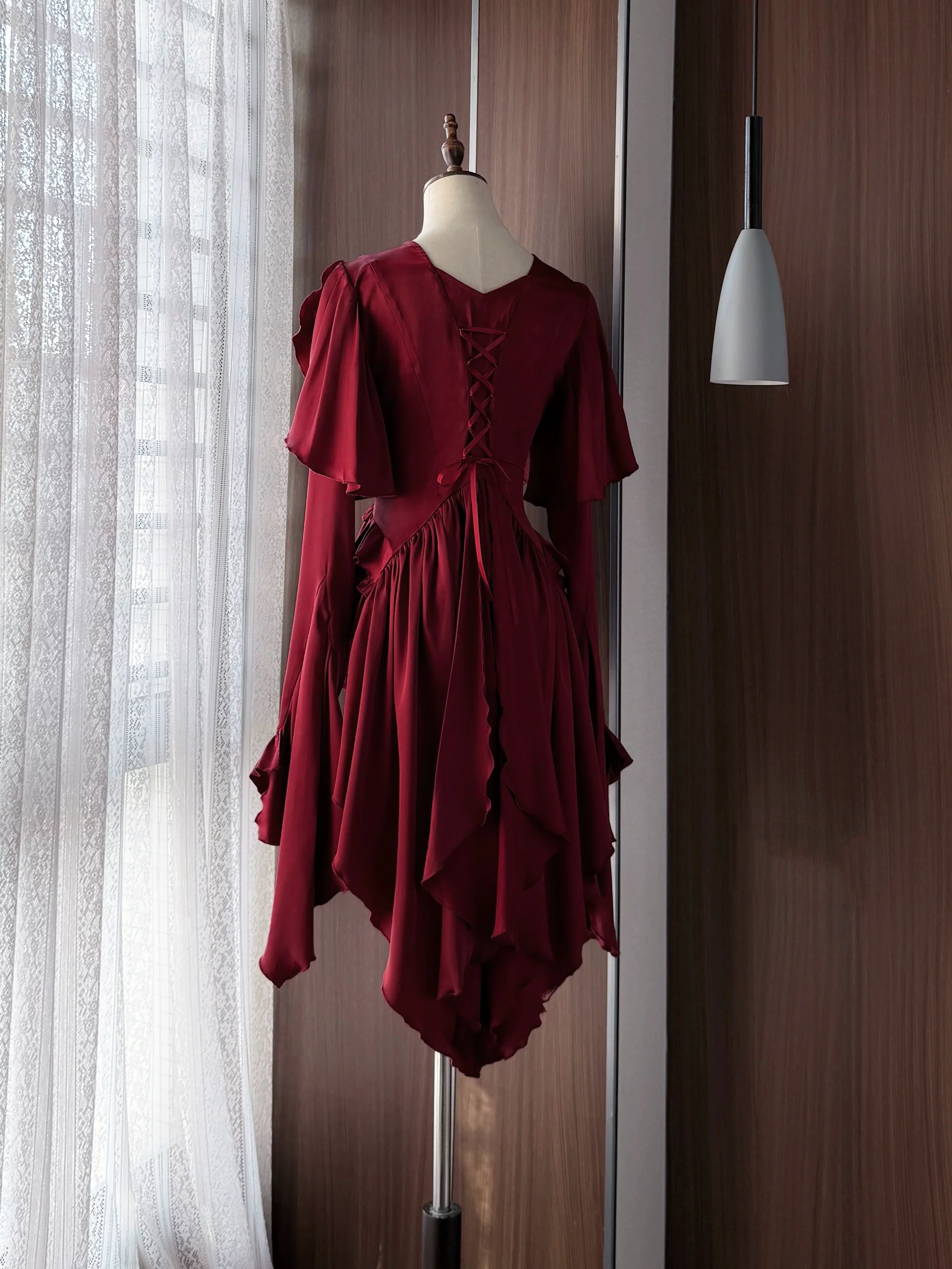 Abyssal Echo - Mermaid Inspired Ouji Lolita Shirt & Side Zipper SK Dress - Image 4