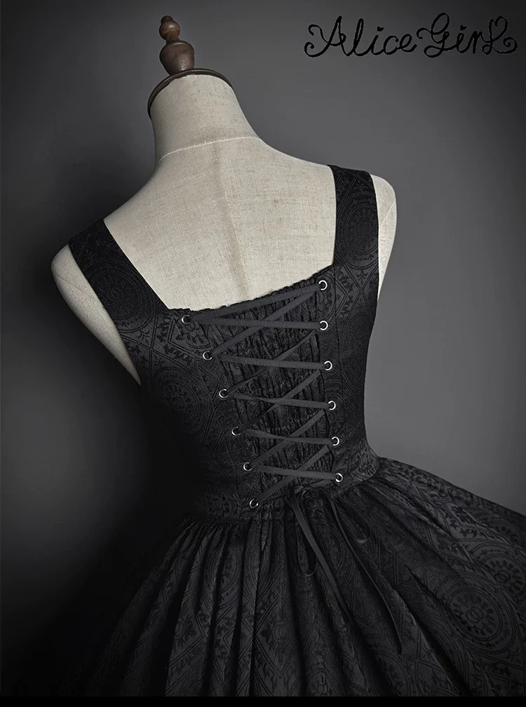 Dawnbreaker - Military Lolita JSK, Diamond Shaped Hemline - Image 11
