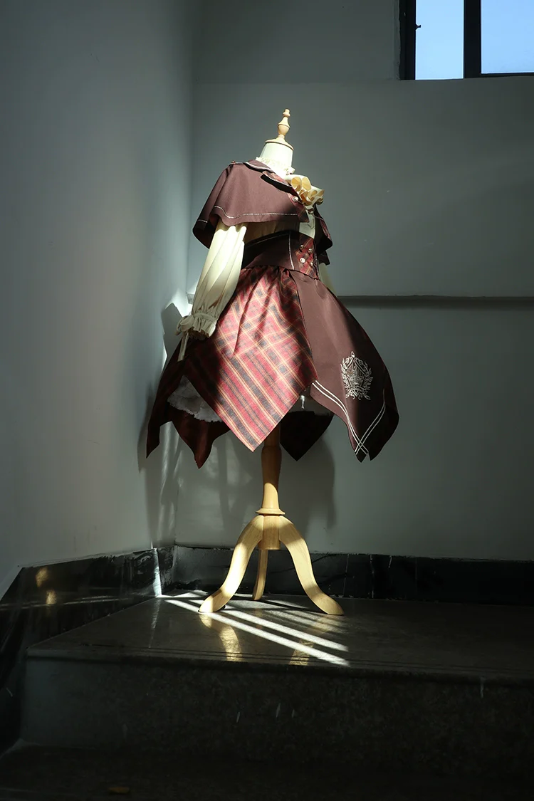 Queen's Game - Military Lolita OP, Ouji Plaid Lolita Dress Set - Image 27