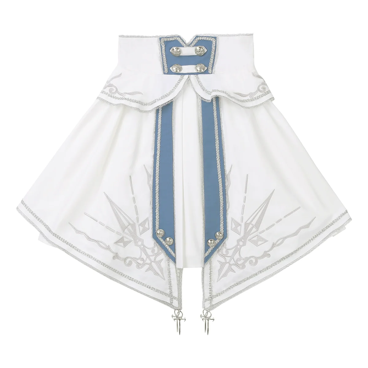 Luminous Cavalier - Military Lolita Skirt Set Long-Sleeved Shirt - Image 18