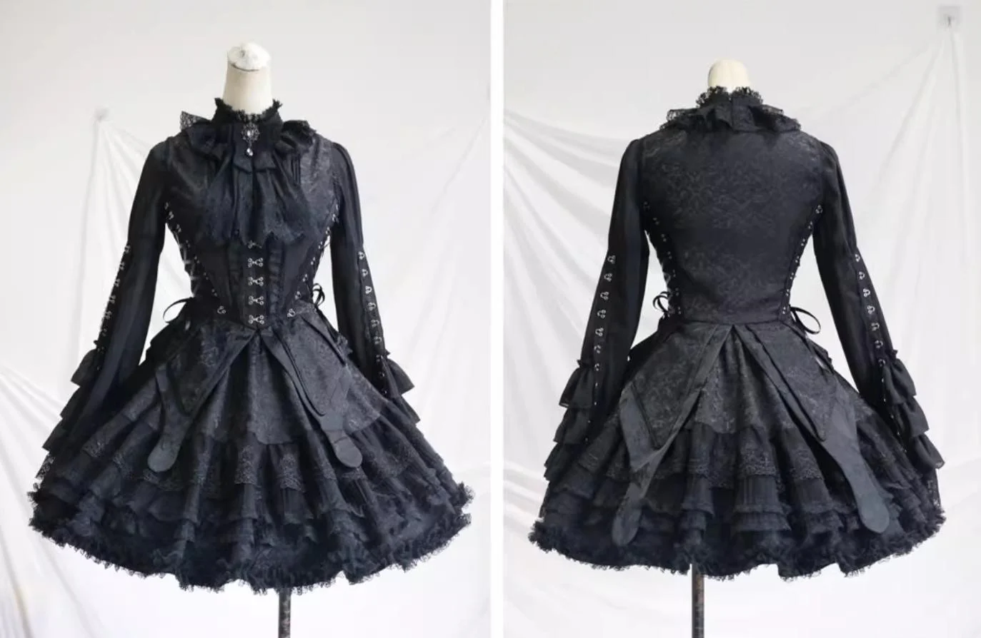 Herbarium - Gothic Lolita Skirt Set Vest Blouse Multicolors - Image 22