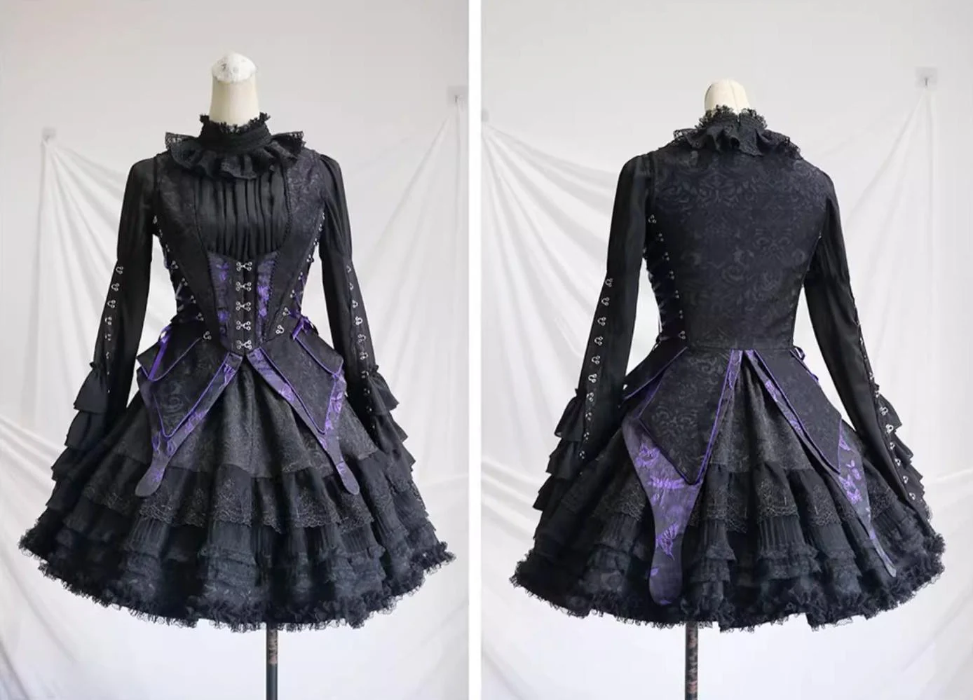 Herbarium - Gothic Lolita Skirt Set Vest Blouse Multicolors - Image 23