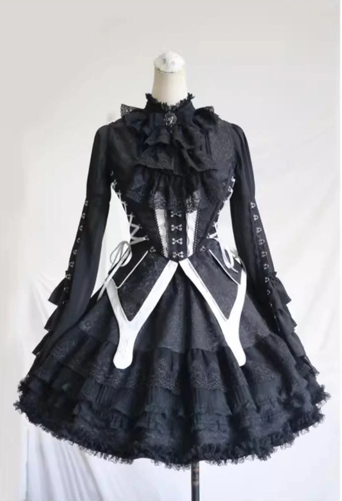 Herbarium - Gothic Lolita Skirt Set Vest Blouse Multicolors - Image 26