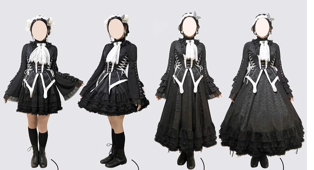 Herbarium - Gothic Lolita Skirt Set Vest Blouse Multicolors - Image 34
