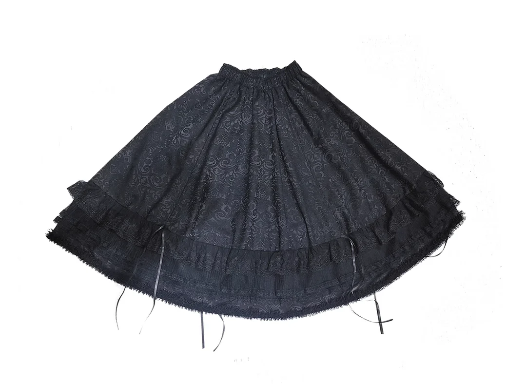 Herbarium - Gothic Lolita Skirt Set Vest Blouse Multicolors - Image 42