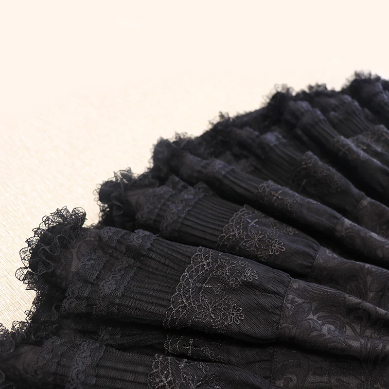 Herbarium - Gothic Lolita Skirt Set Vest Blouse Multicolors - Image 43
