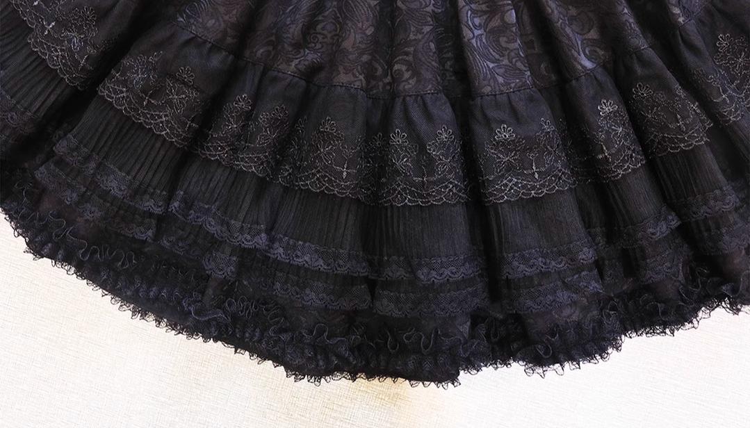 Herbarium - Gothic Lolita Skirt Set Vest Blouse Multicolors - Image 44