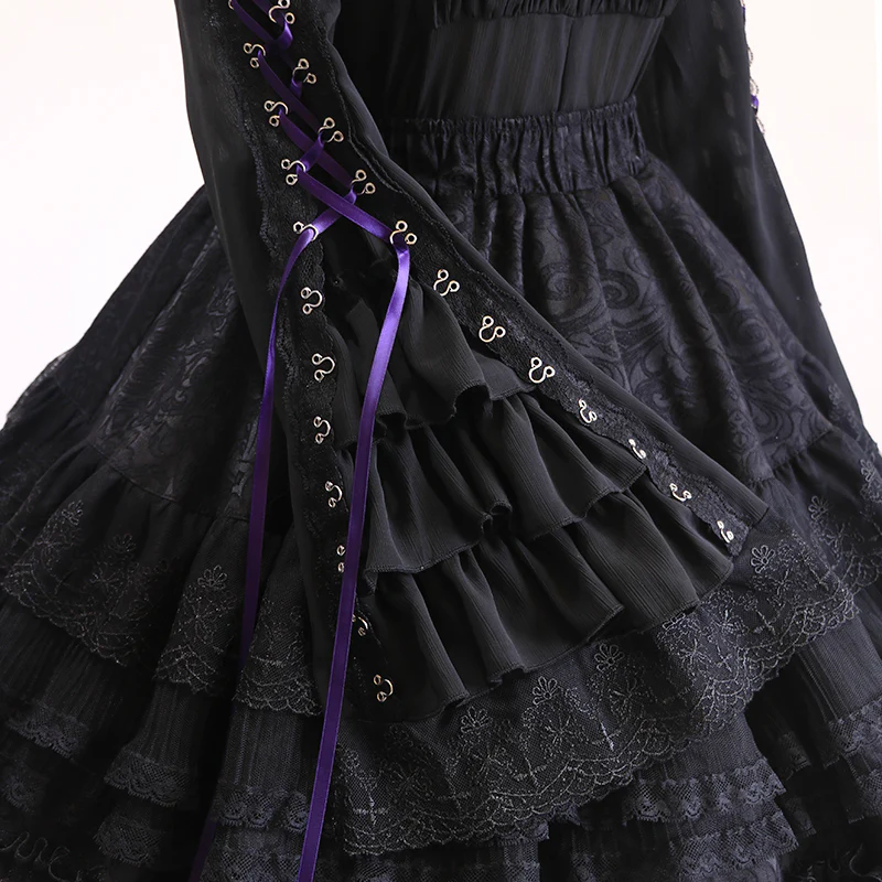Herbarium - Gothic Lolita Skirt Set Vest Blouse Multicolors - Image 48