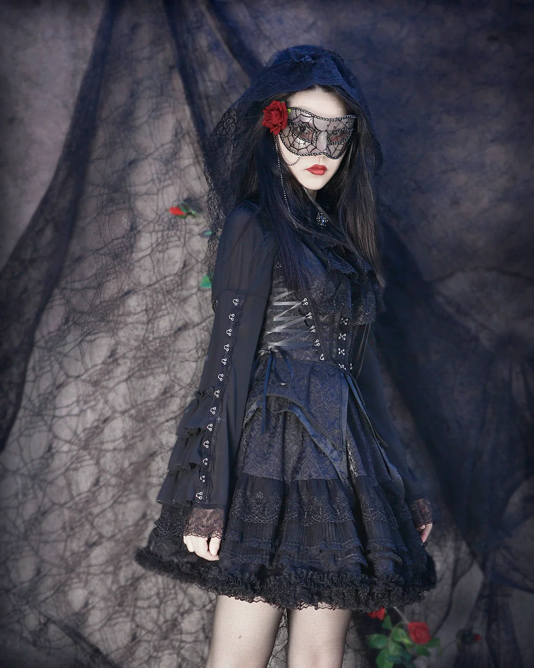 Herbarium - Gothic Lolita Skirt Set Vest Blouse Multicolors - Image 5
