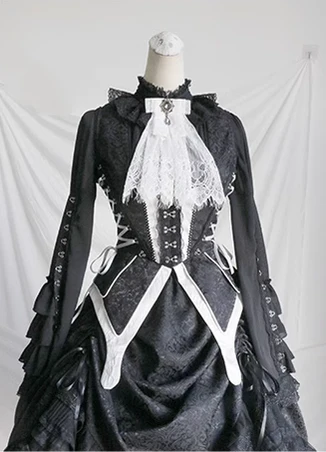 Herbarium - Gothic Lolita Skirt Set Vest Blouse Multicolors - Image 54