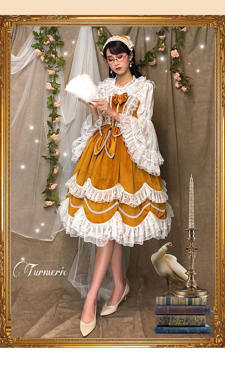 Plus Size Lolita Princess Sleeve Blouse - Image 5