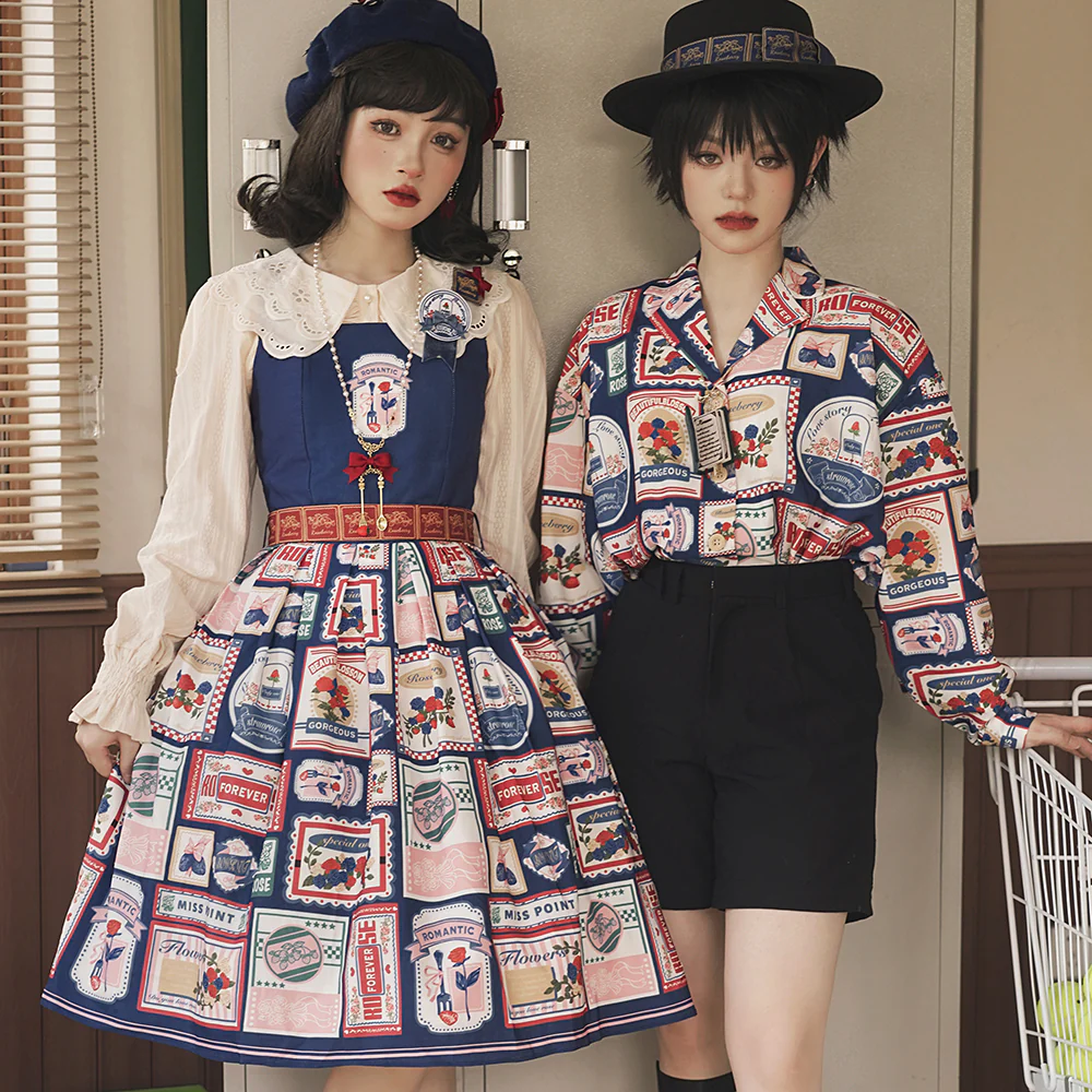Berry Rose Lolita Accessories Collection KC Beret Necklace - Image 28