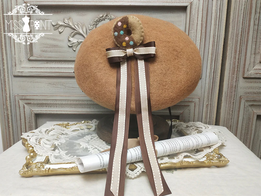 Chocolate Daily Light Sweet Lolita Hat - Image 12