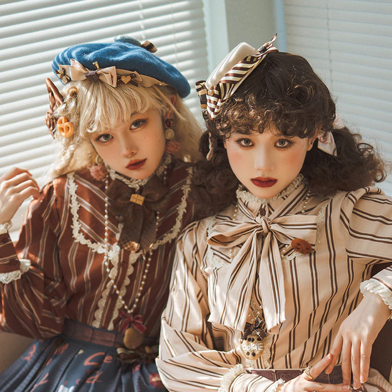 Chocolate Daily Light Sweet Lolita Hat - Image 3