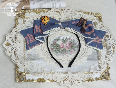 Chocolate Daily Lolita Bow KC Brooch - Image 14