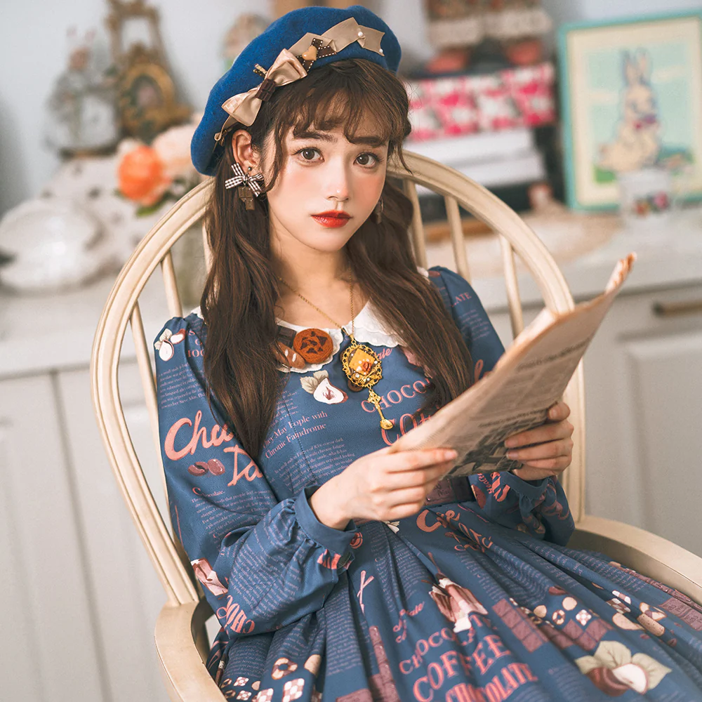 Chocolate Daily Lolita Bow KC Brooch - Image 7