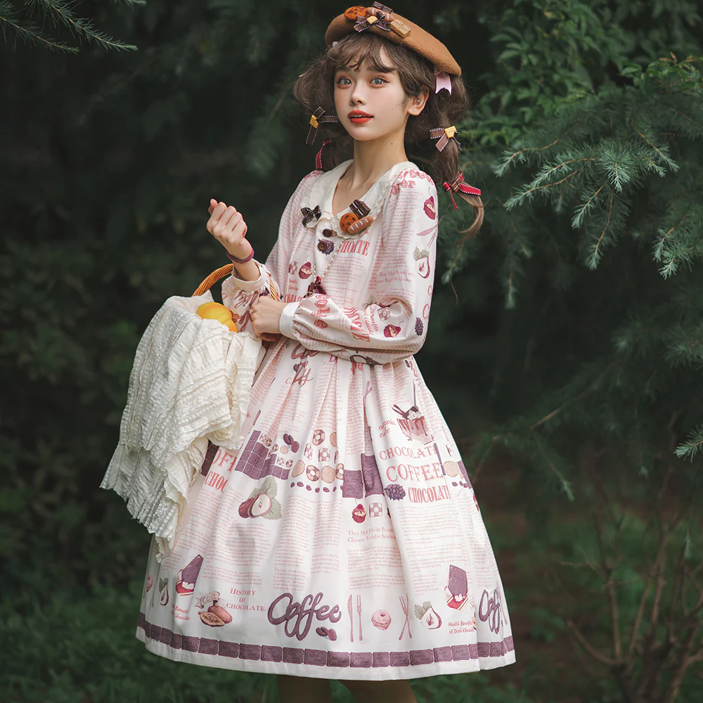 Chocolate Daily Lolita Bow KC Brooch - Image 8