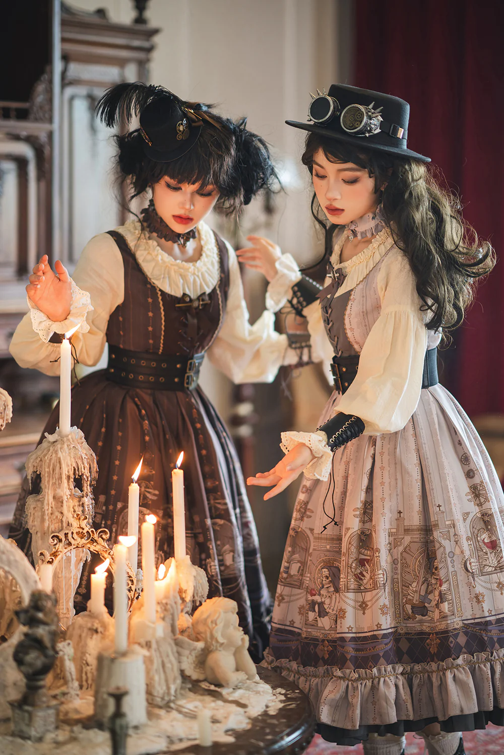 Demon Hunter's Diary - Lolita Accessories Hat KC Necklace Brooch Waistband - Image 4