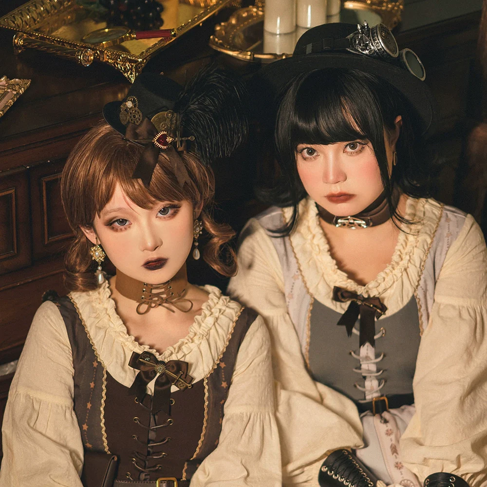 Demon Hunter's Diary - Lolita Accessories Hat KC Necklace Brooch Waistband - Image 6