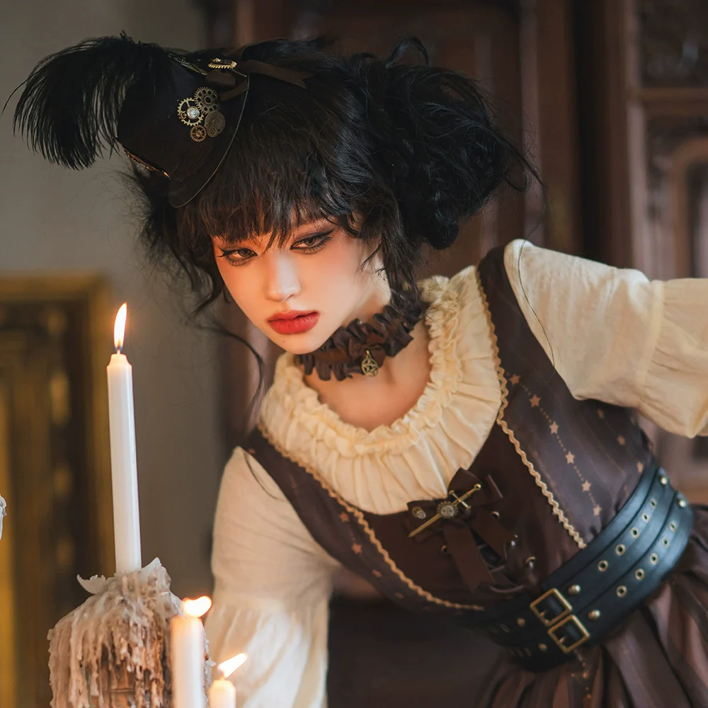 Demon Hunter's Diary - Lolita Accessories Hat KC Necklace Brooch Waistband - Image 7
