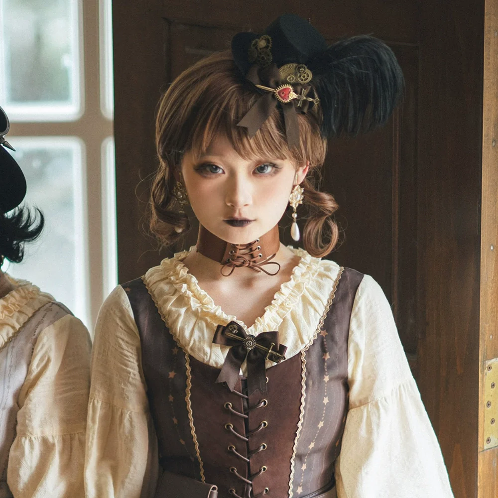 Demon Hunter's Diary - Lolita Accessories Hat KC Necklace Brooch Waistband - Image 8