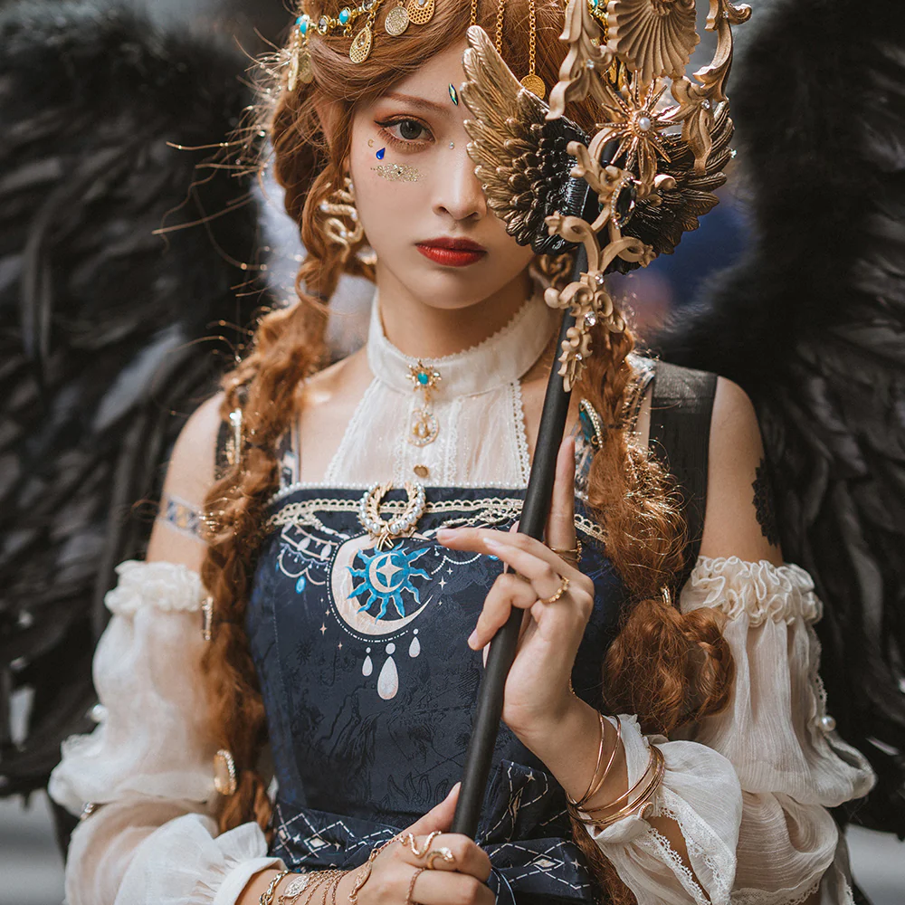 Dusk Bester - Egyptian Lolita Brooch Waistband Shawl - Image 3