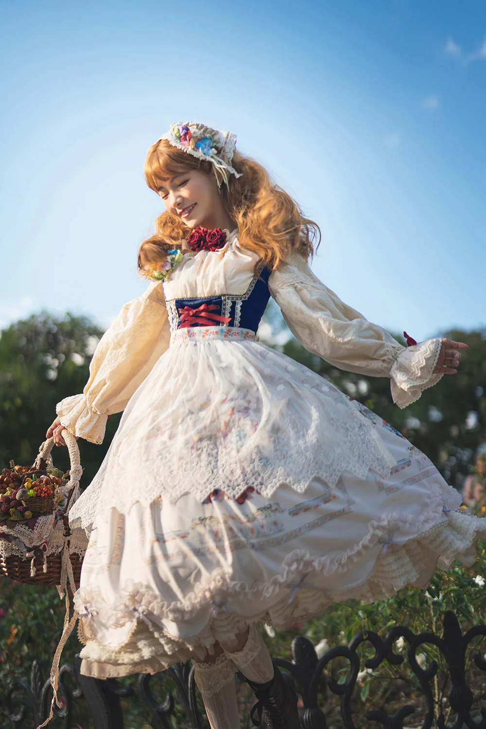 Rich Hymn - Lolita Bavarian Cotton Embroidered Blouse - Image 12